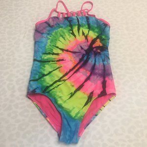 Justice, Girl's One Piece Swim Wear, Multi-Colored